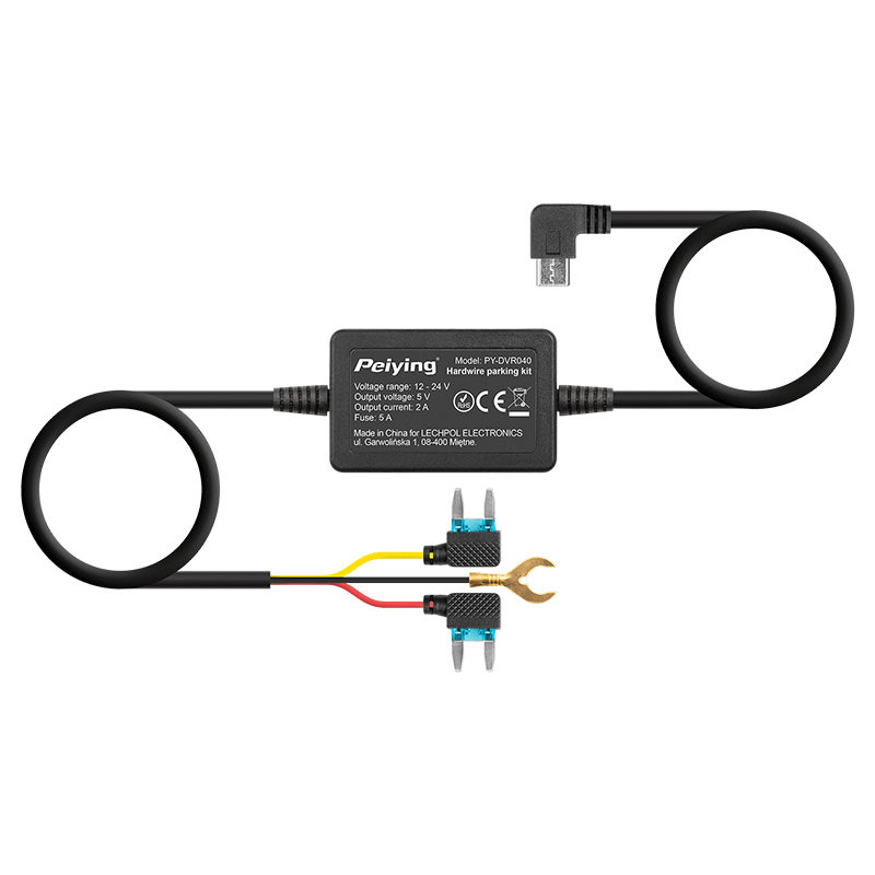 Cablu adaptor pentru camere DVR, conexiune 24/7, intrare USB-C, kit instalare camere DVR 12-24V [2]
