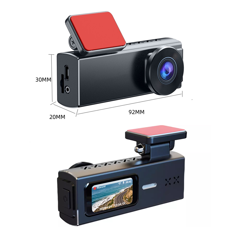 Cameră Auto DVR 2K Ultra HD – WiFi 5GHz, Viziune Nocturnă, G-Senzor, Control Vocal, unghi 170° [3]
