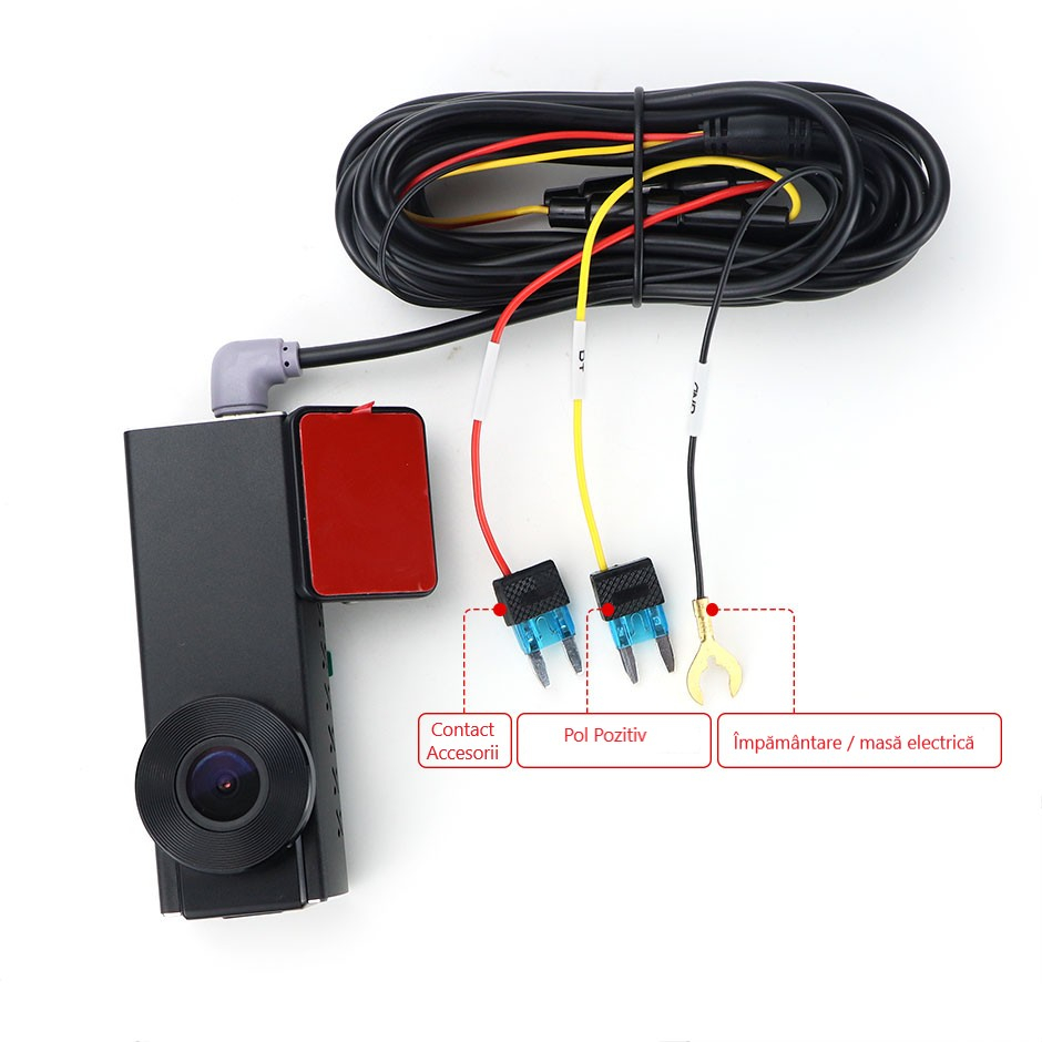 Cameră Auto DVR 2K Ultra HD – WiFi 5GHz, Viziune Nocturnă, G-Senzor, Control Vocal, unghi 170° [14]