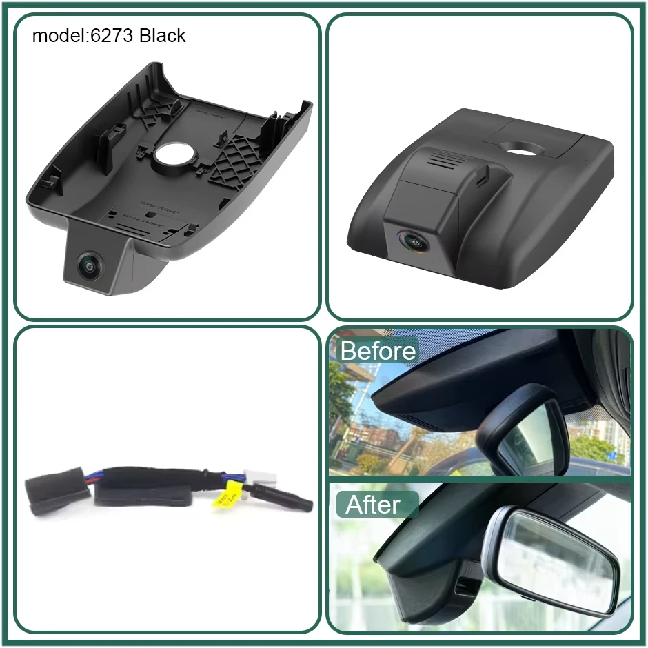 Cameră frontală Toyota C-HR Hybrid, carcasă 6273, negru pe fundal alb [2]