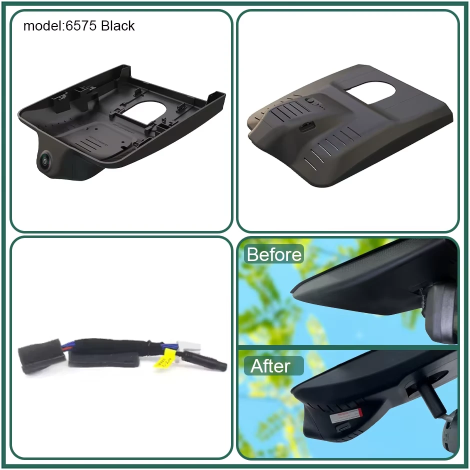 Cameră frontală Toyota Corolla / Levin / Asia Lion, carcasă 6575, negru pe fundal alb [2]