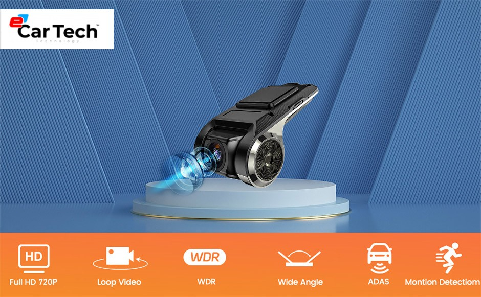 Cameră Auto DVR Compactă cu Înregistrare Full HD 720P, Design Discret și Funcții Inteligente – Compatibilă Android [8]