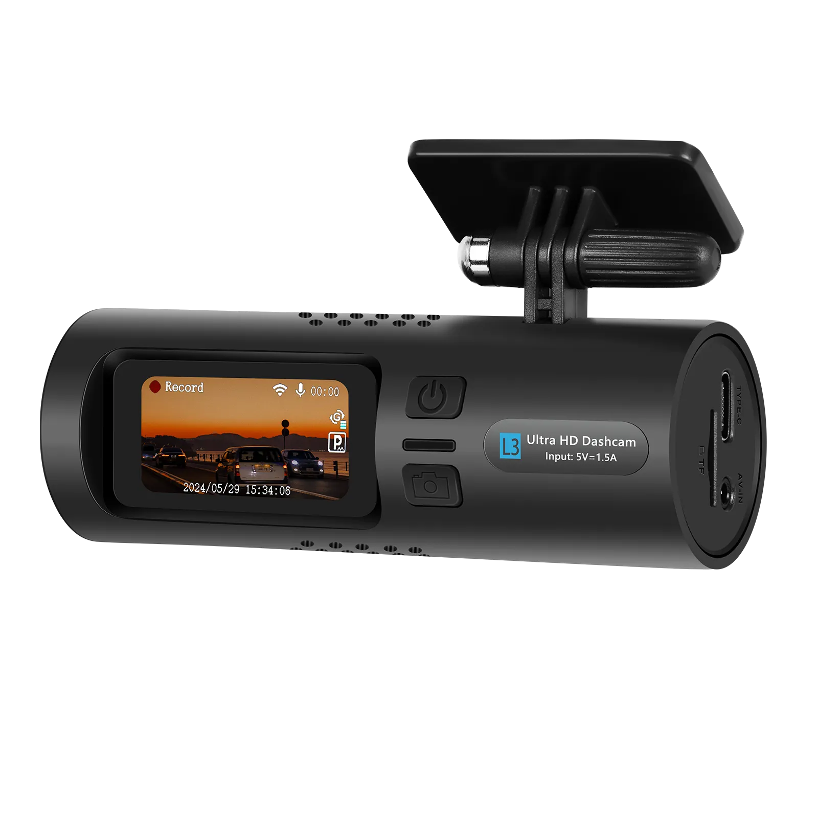 Camera Auto DVR cu WiFi, 2K, G-Senzor, 150° unghi vizual, WDR, Mod Parcare, inregistrare Loop, cu aplicatie pe telefon [4]