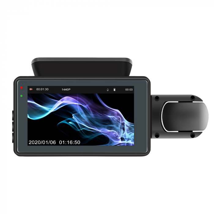 Camera Auto DVR, filmare interior exterior, Full HD 1080P, monitorizare parcare, ecran 3 inch [17]