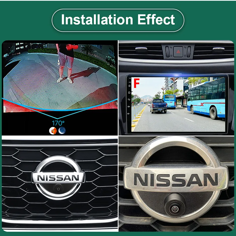 Cameră Frontală AHD 1080P pentru Nissan – Montaj în Siglă, Unghi 170°, CCD, Compatibilă cu X-Trail, Qashqai, Tiida, Teana, Sylphy, Sentra, Pathfinder [3]