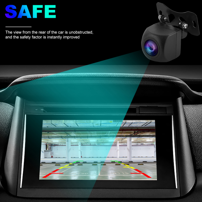 Camera auto marsarier, tehnologie CVBS&AHD 1280 x 720, unghi 170 grade, rezistenta la apa si praf [6]