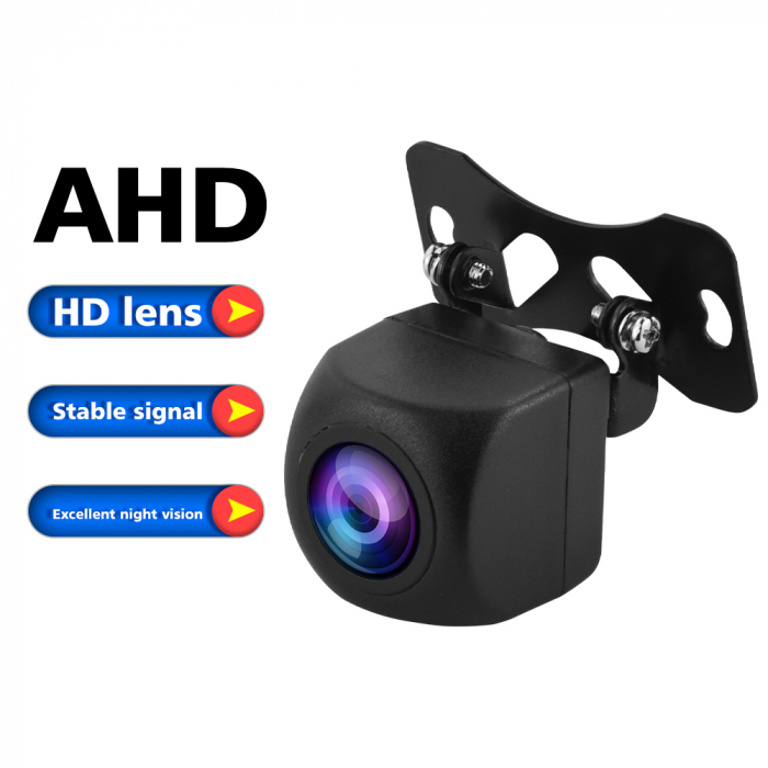 Camera auto marsarier, tehnologie CVBS&AHD 1280 x 720, unghi 170 grade, rezistenta la apa si praf [3]