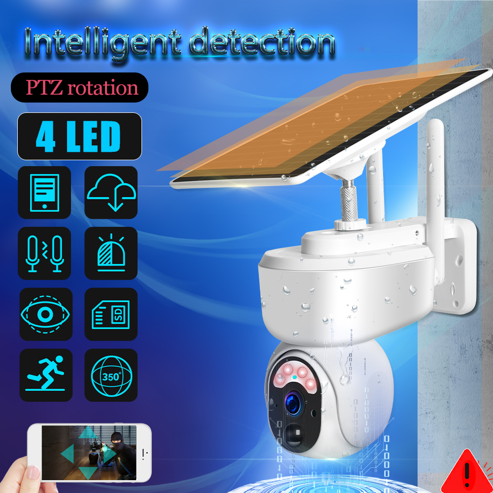 Camera de supraveghere cu cartela SIM 4G, cu acumulatori si panou solar,Rotativa, Microfon, Difuzor, Control telefon, Full HD [6]