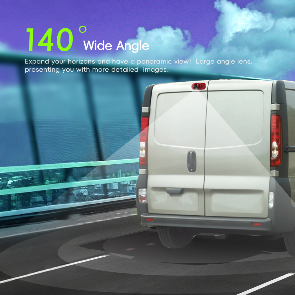 Cameră Marșarier 720P HD pentru Renault Trafic, Vivaro, Combo (2001–2014) [10]