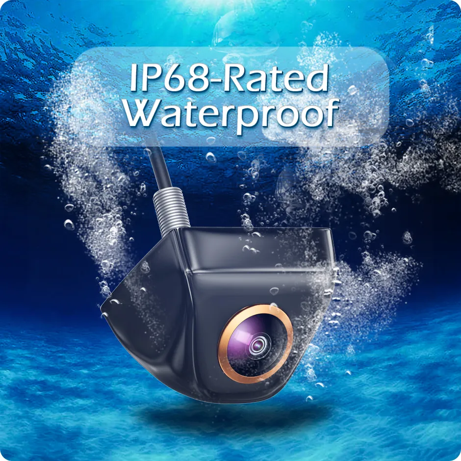 Cameră Marșarier Tip Piramida, AHD 1080P cu Lentilă Fisheye SONY, Viziune Nocturnă, Unghi 170°, Waterproof – Chipset IMX307 PREMIUM [5]