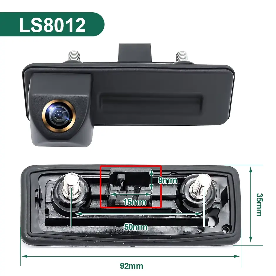 Camera Marsarier AHD 1080P HD pentru Skoda Fabia, Yeti, Superb, Roomster (2010-2016) și Audi A1 A3 (2012-2015) Night Vision, Unghi 170°, IP68 [2]