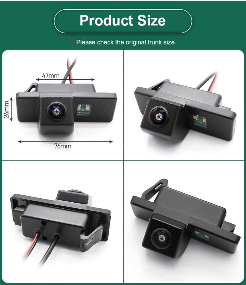 Camera marsarier HD, 1080P, unghi 170 grade cu StarLight Night Vision pentru Nissan Qashqai, X-Trail, Juke, Pathfinder, Primera [5]