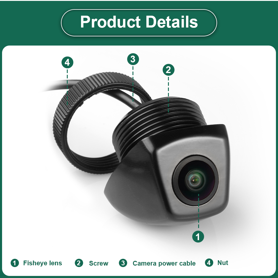 Camera marsarier AHD, unghi 170 grade cu StarLight Night Vision BMW X5 E70, X5 E53, X6 E71, X6 E72, X3 E83 [6]