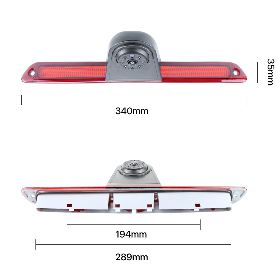 Cameră Marșarier AHD 1080p, unghi larg 170° pentru Mercedes Sprinter, VW Crafter, Dodge 2007–2018 [5]