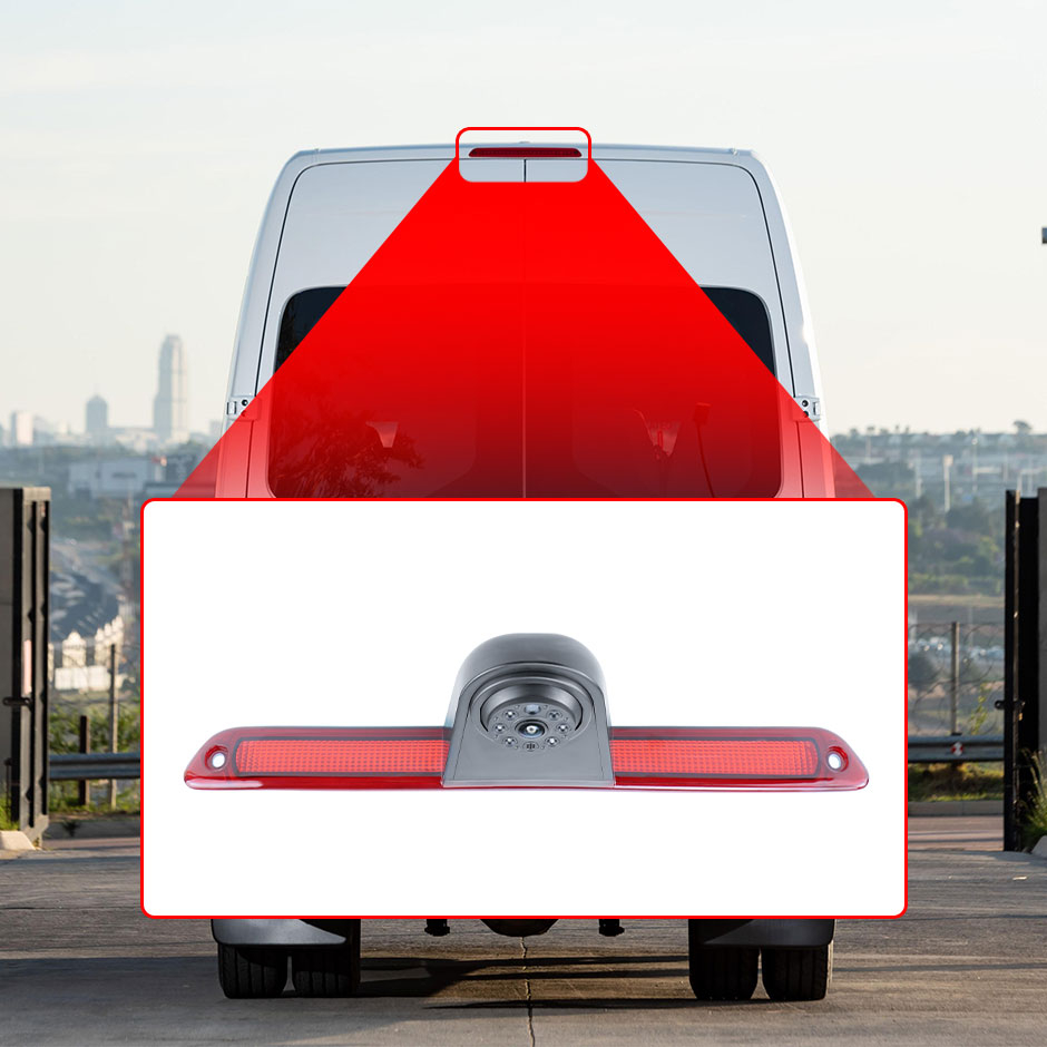 Cameră Marșarier AHD 1080p, unghi larg 170° pentru Mercedes Sprinter, VW Crafter, Dodge 2007–2018 [11]