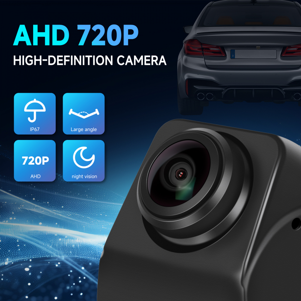 Cameră Marșarier AHD 720P cu Unghi de 145°, Night Vision Full Color [6]