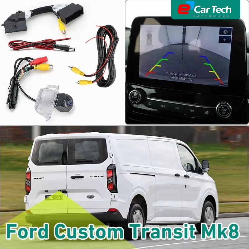 Camera marsarier, dedicata Ford Transit (2018-2024), SYNC3-conectare Plug&Play OEM Style 720P AHD, unghi larg de 170 grade [2]