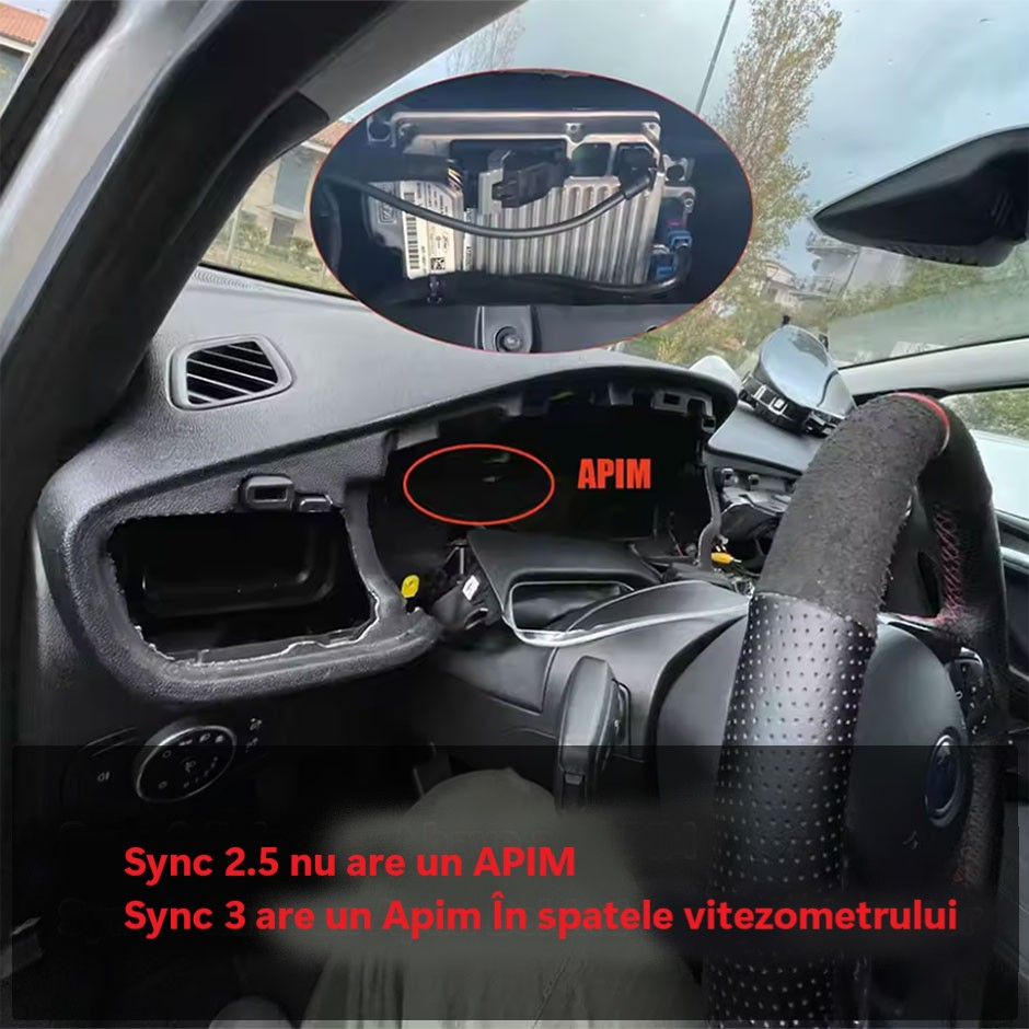 Camera marsarier dedicata Ford Transit MK8 C54 (2018-2024), AHD 720P Night Vision OEM FIT [6]