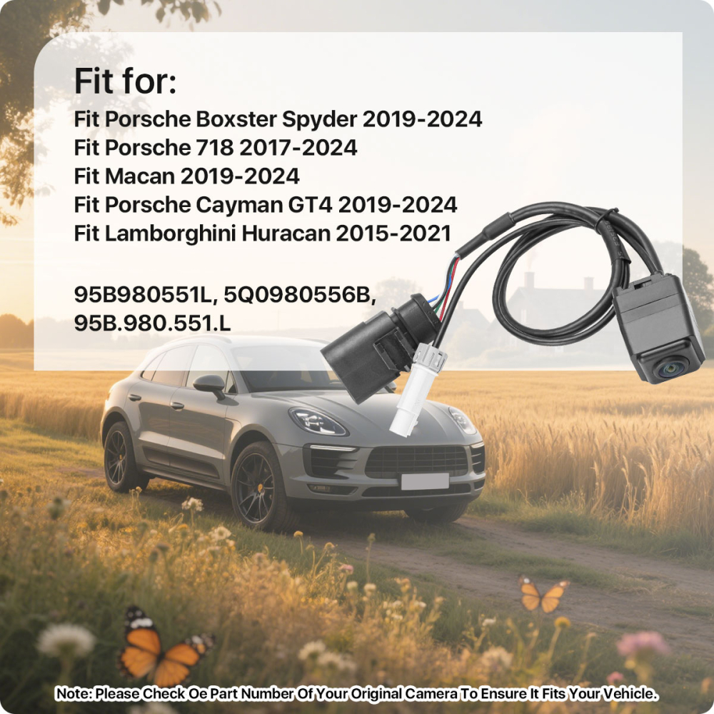 Camera marsarier dedicata Porsche Macan 2015-2020&Lamborghini Huracan 2015-2021 COD:5B980551L OEM [2]
