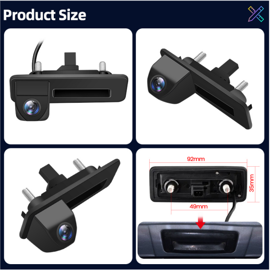 Camera Marsarier dedicata Skoda Octavia 2, Rapid, Fabia, Superb, Yetu, Roomster AHD, Unghi 120 grade cu Nught Vision 720P AHD [7]