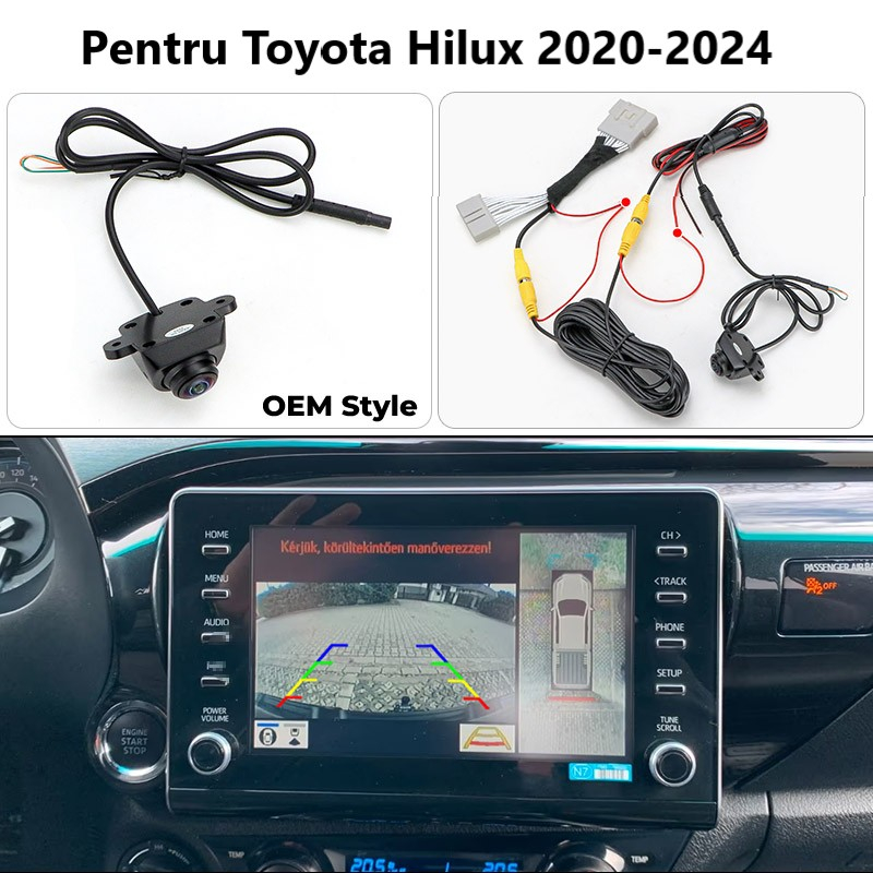 Camera marsarier, dedicata Toyota HILUX (2020-2024), conectare Plug&Play OEM Style 720P AHD, unghi larg de 170 grade [2]