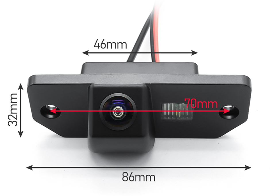 Cameră Marșarier AHD 720P unghi 170°, pentru Ford Focus 2 Sedan 2005-2011, C-Max, Mondeo [4]