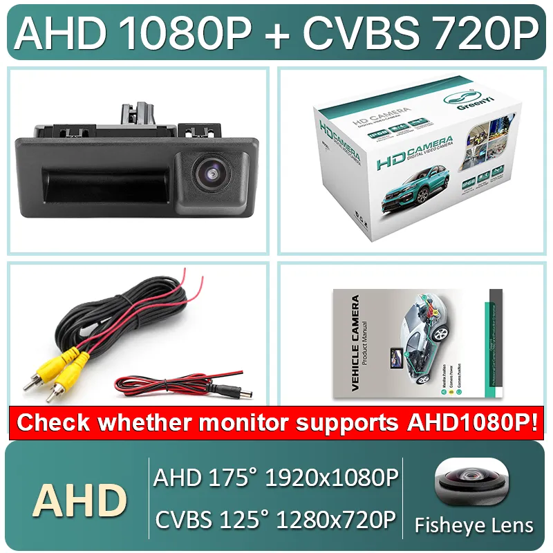 Cameră Marșarier HD cu Night Vision Starlight pentru Audi A4 B9, A3 8V, Q7, A6/A7/A8 C7 – IP68, unghi 170°, RCA [9]