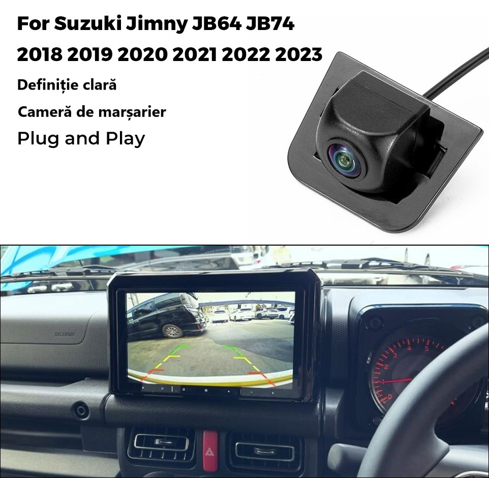 Camera marsarier HD, dedicata Suzuki Jimny (2018-2023), integrare OEM,vedere nocturna,unghi larg [4]