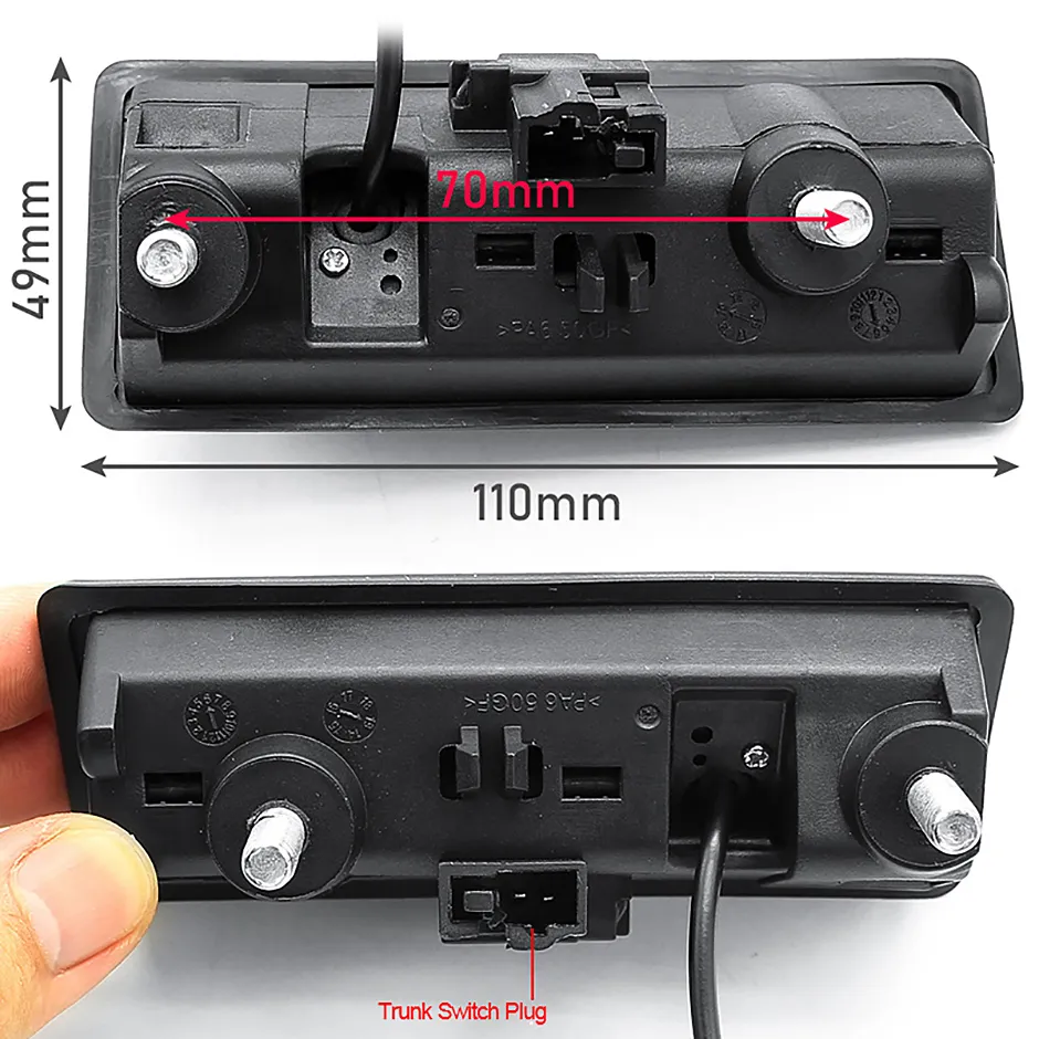 Camera marsarier HD Dedicata VW Golf 6, Passat B6, Passat B7, Tiguan, Touareg, unghi 170 grade cu StarLight Night Vision [6]