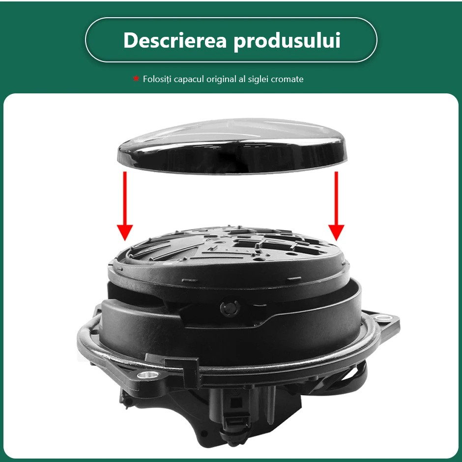 Camera marsarier HD, dedicata VW Golf MK7 (2012-2019), integrare OEM,vedere nocturna,unghi larg [4]