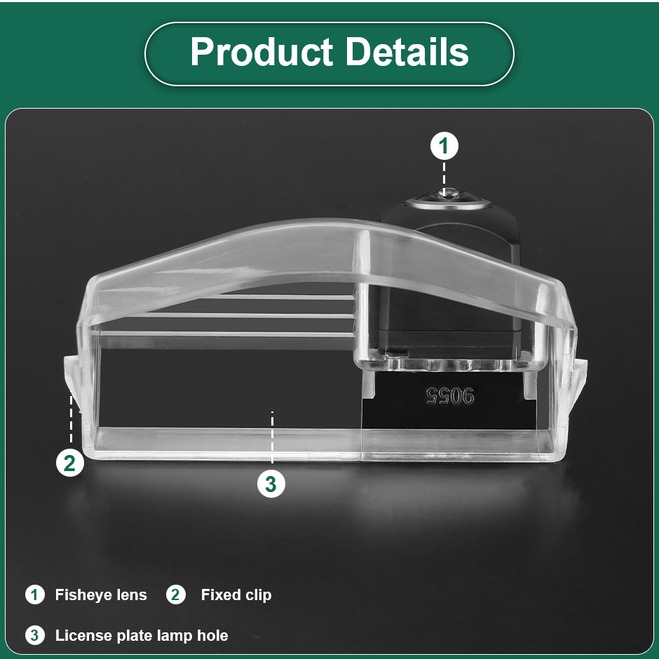 Cameră Marșarier AHD 720P/CVBS unghi 170° Mazda 3 BK BL 2003–2013, Mazda 2 DE 2007–2015 [6]