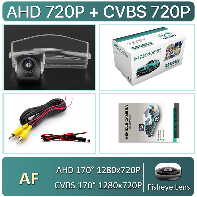 Cameră Marșarier AHD 720P/CVBS unghi 170° Mazda 3 BK BL 2003–2013, Mazda 2 DE 2007–2015 [9]