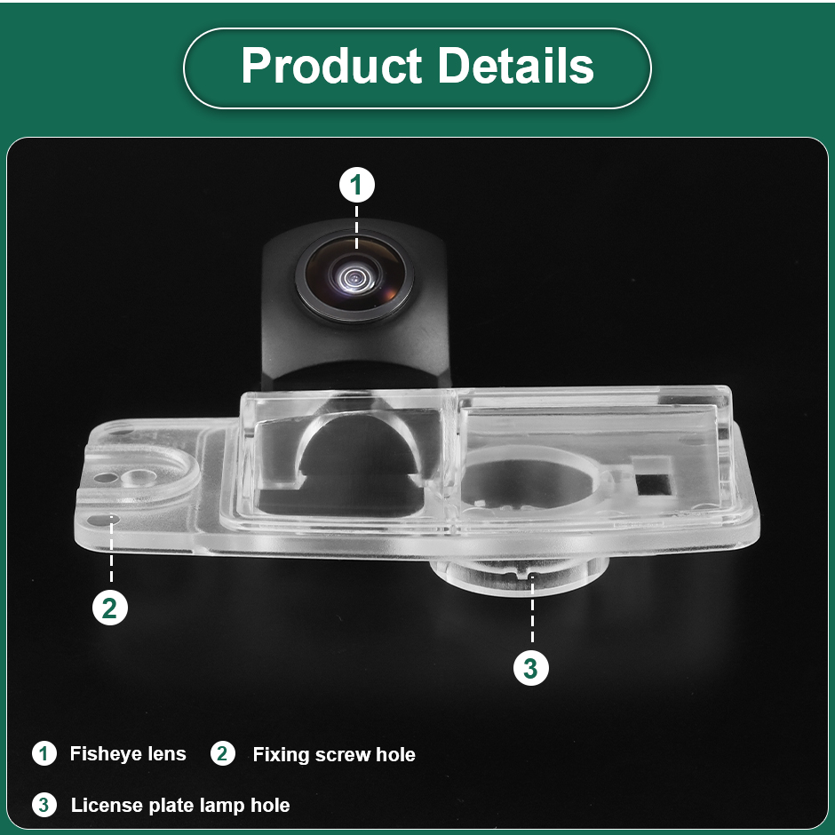 Cameră Marșarier AHD 1080p/CVBS 720p pentru Nissan X-Trail T32 (2014–2018) – Viziune Nocturnă, Unghi 170°, Etanșare IP68, Compatibilitate OEM [8]