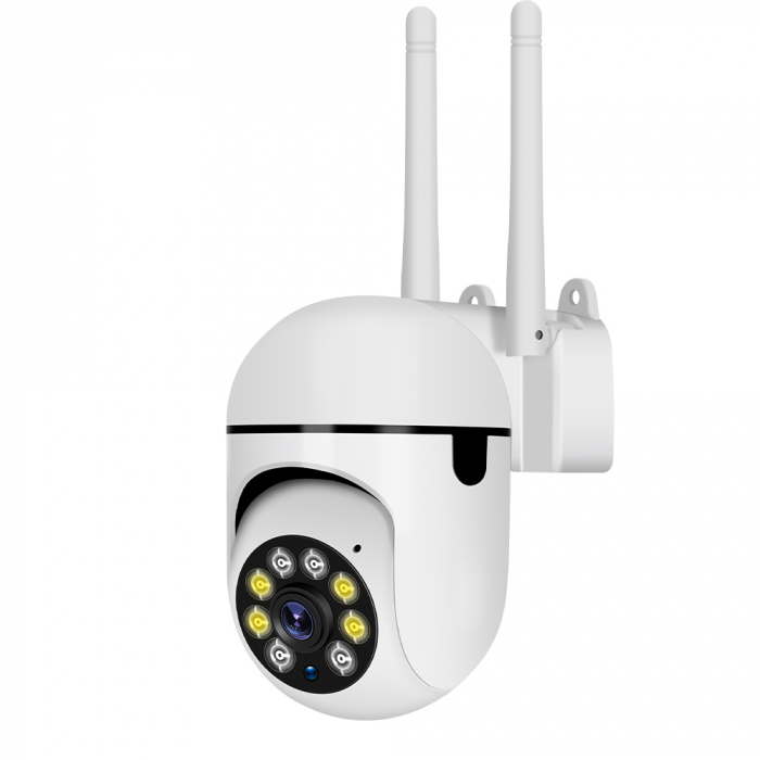 Cameră WiFi de Supraveghere 1080P HD, 360° Rotire și 90° Înclinare, IP66, Night Vision și Alarmă Integrată, aplicatie Android si IOS [17]
