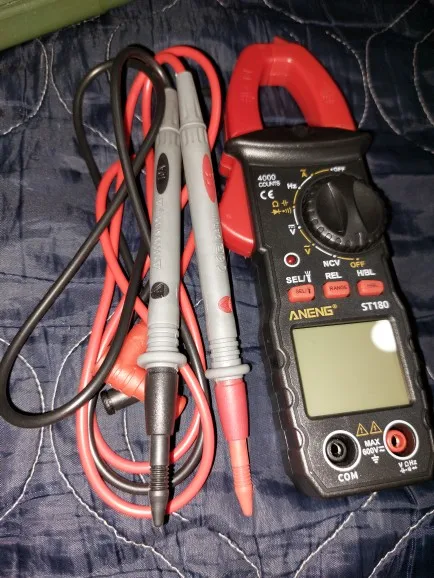 Clampermetru (cleste ampermetric) multimetru digital ANENG ST180, Auto-ranging, Tensiune AC/DC, Curent AC, rezistenta, capacitatea, frecventa [6]
