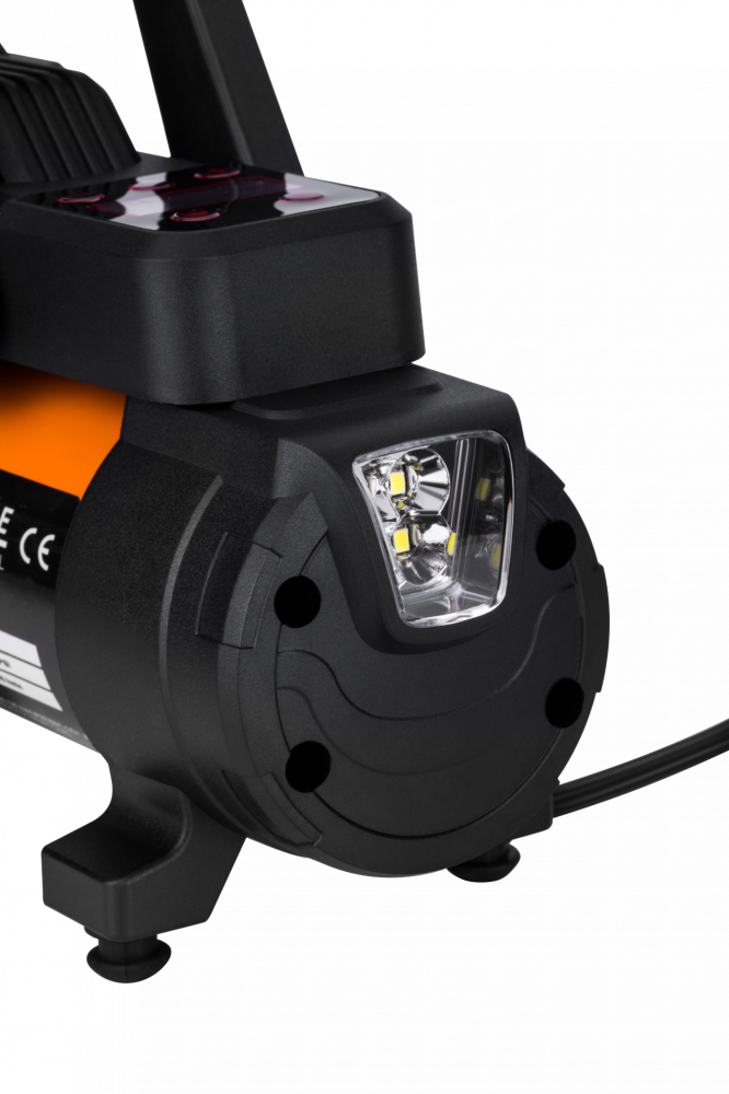 Compresor auto 12V portabil cu presiune 200 PSI și debit 45 l/min – ideal pentru anvelope și accesorii [6]