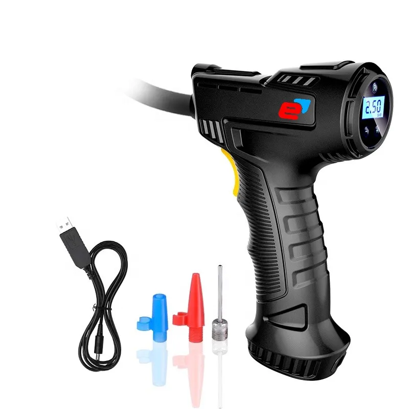 Compresor Auto|Moto cu Acumulator inclus, portabil, multifunctional 120W [14]