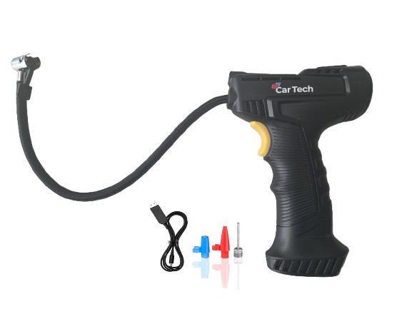 Compresor Auto|Moto cu Acumulator inclus, portabil, multifunctional 120W [5]