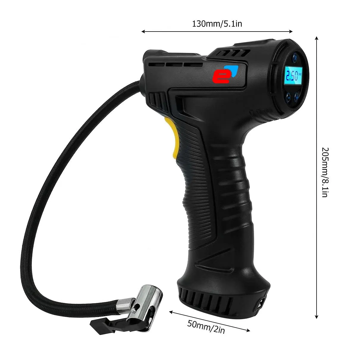 Compresor Auto|Moto cu Acumulator inclus, portabil, multifunctional 120W [6]