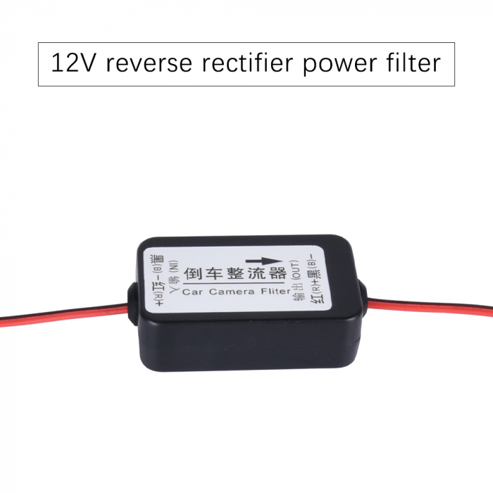 Filtru Semnal, releu rectificare imagine pentru camera auto marsarier 12V [4]