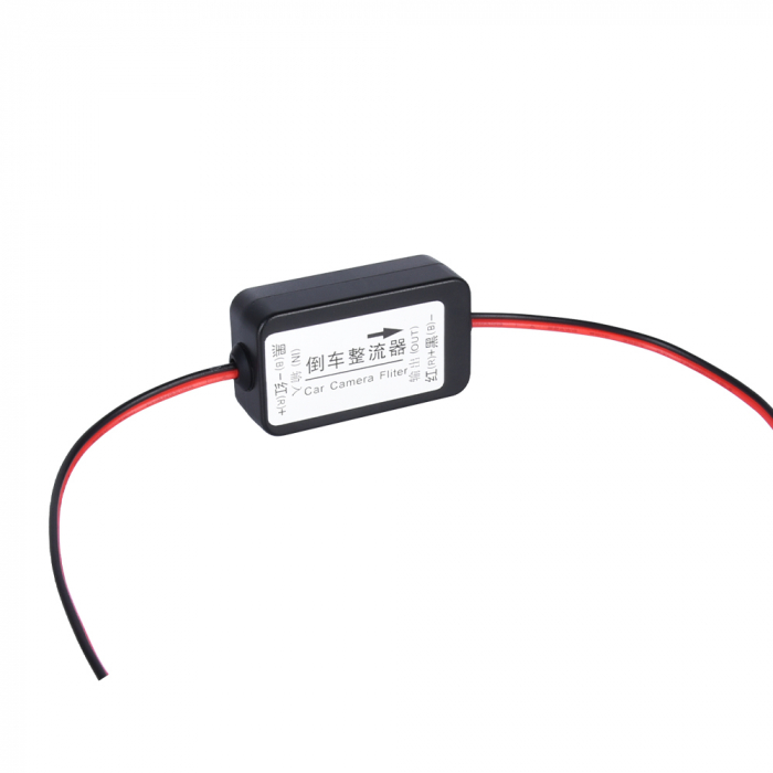 Filtru Semnal, releu rectificare imagine pentru camera auto marsarier 12V [5]