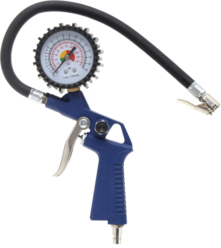 Kit 6 Accesorii Compresor, 1-16 Bar, Furtun Presiune 5m, Pistol de umflat roti [4]