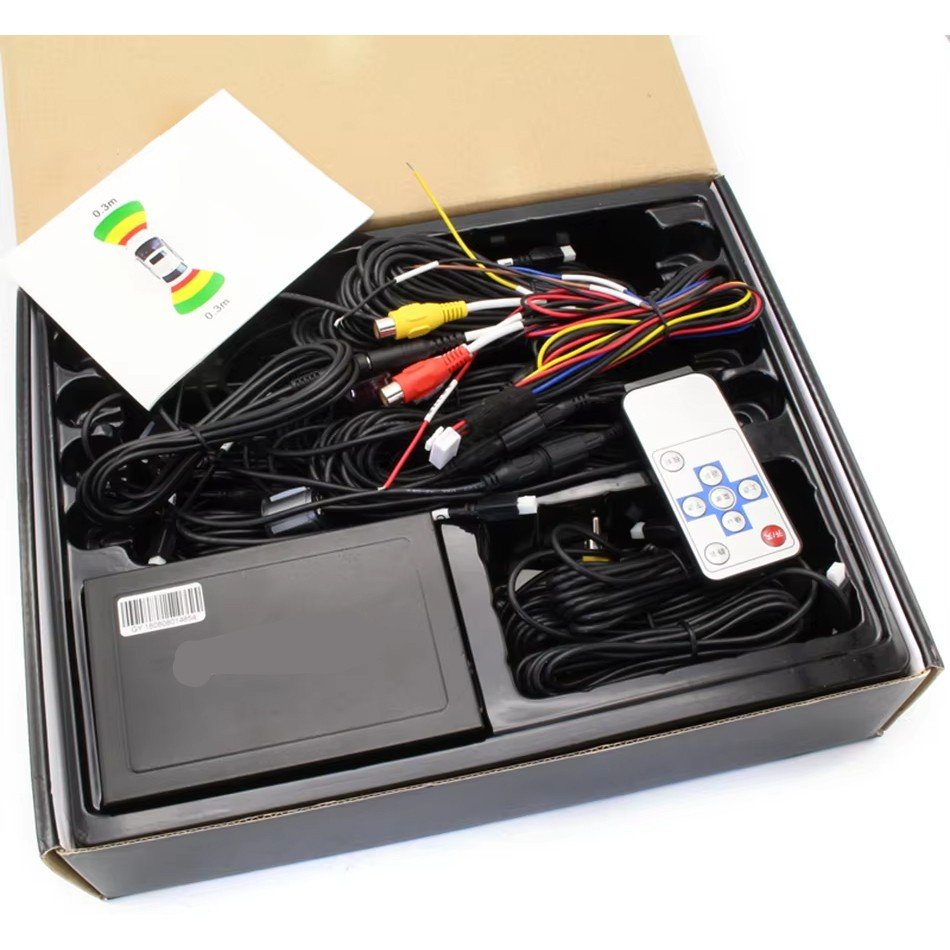 Kit 8 Senzori parcare fata/spate – Afisare pe ecran navigatie/ecran, conexiune dubla RCA pentru camera FATA/SPATE PREMIUM 2025 [9]
