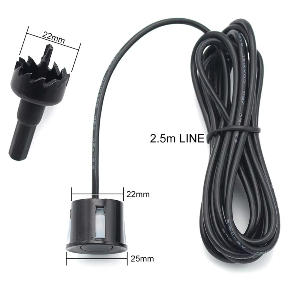 Kit 8 Senzori parcare fata/spate – Afisare pe ecran navigatie/ecran, conexiune dubla RCA pentru camera FATA/SPATE PREMIUM 2025 [10]
