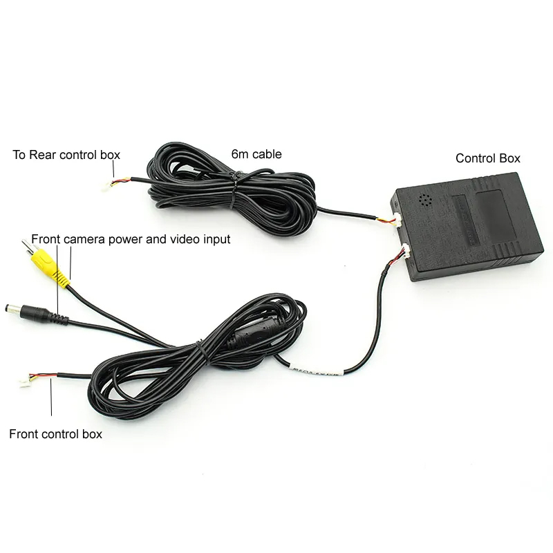 Kit 8 Senzori parcare fata/spate – Afisare pe ecran navigatie/ecran, conexiune dubla RCA pentru camera FATA/SPATE PREMIUM 2025 [6]