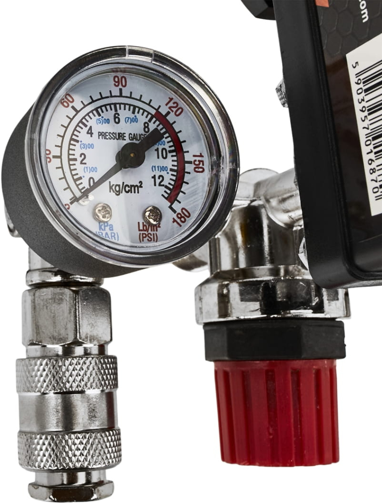 Kit Presostat si Regulator de presiune pentru compresoare cu conectori rapide, 230V CA (monofazat), presiune maxim 8 BAR [2]