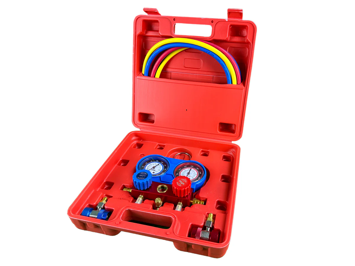 Kit Trusă verificare și încărcare freon pentru aer condiționat – diagnostic instalații AC [1]
