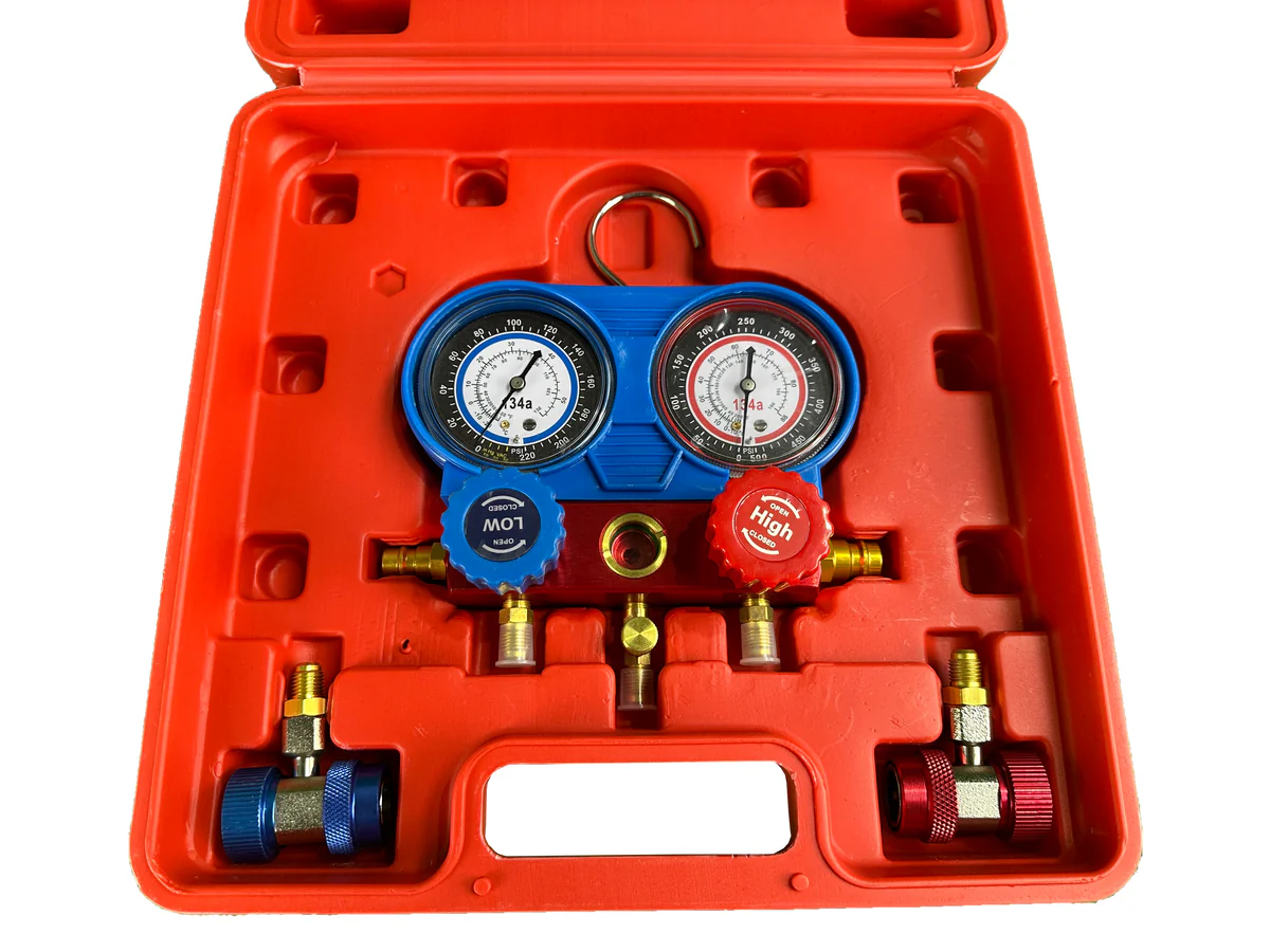 Kit Trusă verificare și încărcare freon pentru aer condiționat – diagnostic instalații AC [3]