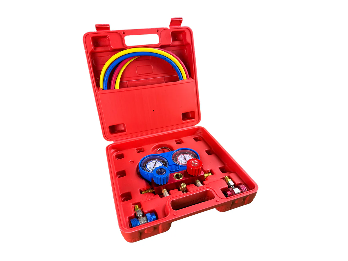 Kit Trusă verificare și încărcare freon pentru aer condiționat – diagnostic instalații AC [2]