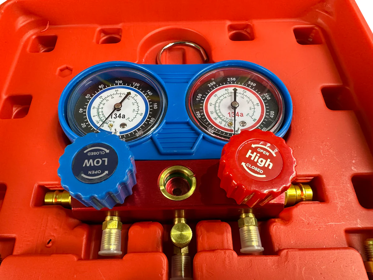 Kit Trusă verificare și încărcare freon pentru aer condiționat – diagnostic instalații AC [5]